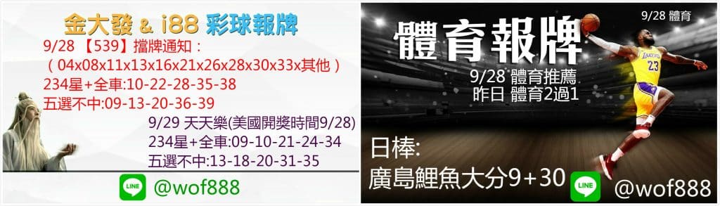 539明牌、天天樂明牌、運彩分析