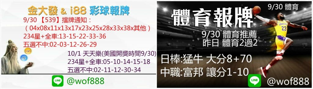 539明牌、天天樂明牌、運彩分析